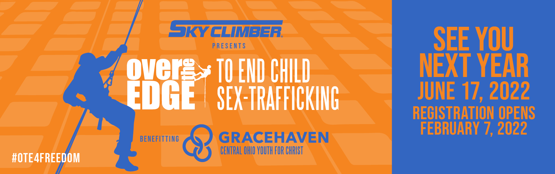 Grace Haven Over the Edge To End Child Sex-Trafficking